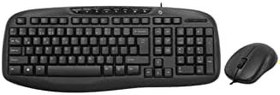 Resim FRISBY FK-4825QU USB Q KABLOLU KLAVYE-MOUSE SET 