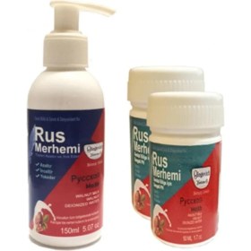 Resim Olegovich Medicine Tüy Dökücü Azaltıcı Rus Merhemi 150 ml 1 Adet + Genital Bölge Merhemi 50 ml 2 Adet 