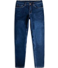 Resim Knox Kirkstone Korumalı Denim Motosiklet Pantolonu Mavi 
