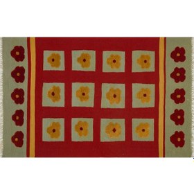 Resim Eşsiz Güzelliğe Sahip Vintage El Dokuma Halı 127 X 194 Cm 8668 