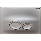 Resim Creavit Drop Gömme Rezervuar Mat Kumanda Paneli Gp2002 Krom 