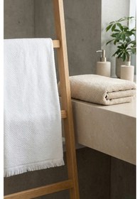 Resim 6'lı Bej Jelena El Havlusu - 50x90 Cm, 225 Gr, %100 Pamuk, Spa Ve Otel Havlusu, Günlük Kullanıma Uygun Bej 