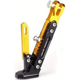 Resim Dashanshop Golden M3 Ayarlı Motosiklet Yan Sehpası Kaymaz Pedal Güçlü Şase Çok Model Uyumlu 