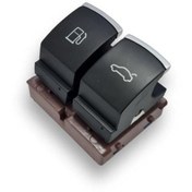 Resim AFT Vw Volkswagen Jetta 2011-2018 Yakıt Depo Bagaj Kapağı Açma Düğmesi Krom 3c0959903b 