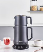 Resim HOMEND Royaltea Elegant 1776H Çay Makinesi Mat Siyah 
