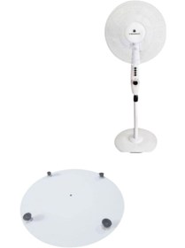 Resim SÜPÜRGE ATÖLYESİ Rowell RV-8021 Vantilatör Ayak Standı (BEYAZ) 