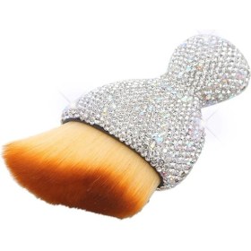 Resim Averantis Araba Temizleme Fırçası Klima Hava Çıkışı Tozu Süpürmek Için Elmas Kaplı Fırça Yumuşak Fırça Araba Toz Giderme Boşluk Fırçası (Yurt Dışından) 