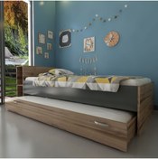 Resim Myniture Home & Living Trend Yavrulu Karyola Q4011-4 Antrasit Çırağan 