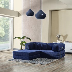 Resim Evdemo Legom Alis Yatak Olabilen Çok Amaçlı Koltuk Mavi 