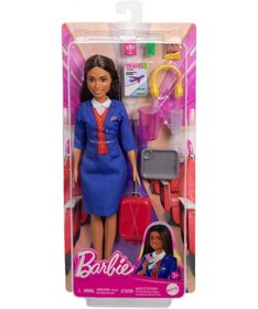 Resim Hyt60 Barbie Hostes Bebek Ve Aksesuarları 