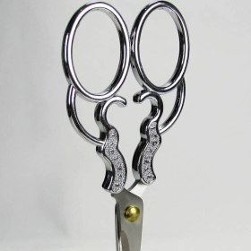 Resim Parti Vitrini Söz ve Nişan Makası Gümüş Renk 