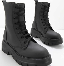 Resim Bambi Mat Siyah Kadın Bot & Bootie K02538014409 