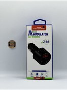 Resim Ceptex Araç Müzik Çalar Fm Transmitter Modulator Oto Araba Çakmaklık Bluetooth Usb Mdl-13 