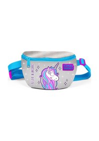 Resim Coral High Kids Pembe Gümüş Unicorn Desenli Bel Çantası 22490 Pembe 