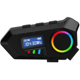 Resim Çeşithane Motosiklet Kaskı Bluetooth Kulaklık Seti - Akıllı Kask Aksesuarı, Eller Serbest Çağrı Cev 