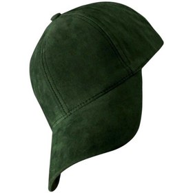 Resim Uniquetrenders Unisex Vegan Süet Şapka Haki Yeşil 
