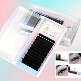 Resim Volume Lash Extensions M LC L Curl Lash Extension MIX Mat Faux Kirpik Uzatma Bireysel Kirpikler LU L+ LD Makyaj Sahte Kirpik Cilios 