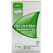 Resim Nicorette Freshmint 2 mg 30 adet Naneli Sakız 