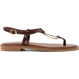 Resim Myconian 148 Brown Kadın Sandalet 22081 - Kahverengi 