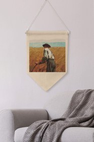 Resim Oturma Odası Duvar Dekoru, Pinterest Oda Dekoru, Sanat Serisi, Kanvas Flama Duvar Örtüsü NO:455 - Renkli - 23 / 50 x 70 