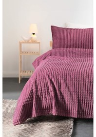 Resim Merinos Modern Line 2 Parça Tek Kişilik Battaniye Seti - Mor 