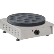 Resim OMAKE Teflonlu 14 Bölmeli Tekli Pankek Makinesi, Elektrikli 