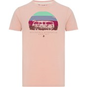 Resim Routefield Trav Erkek Pembe Tişört 