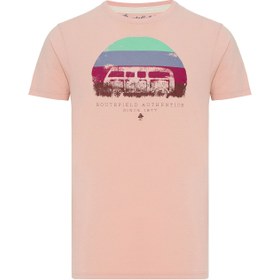 Resim Routefield Trav Erkek Pembe Tişört 