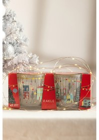 Resim Cozy Winter Optic 2'li Su Bardağı Seti 360 Cc Renkli 