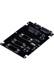 Resim Alfais 4301 Msata SSD To 1.8 2.5 Inç Sata Mini HDD 1.8 Disk Çevirici Kutusu 