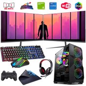 Resim Rogame I5 13400F 32GB Ddr4 1tb M2 4gb GTX1650 Çift 24" Mon. Oyun Bilgisayarı (Gaming Set) 