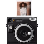 Resim Fujifilm Instax SQ40 Siyah FotoInstax SQ40 Siyah Fotoğraf Makinesi ve 10'lu Kare Filmğraf Makinesi ve 10LU Kare Film 