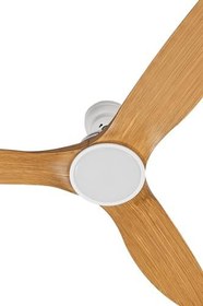 Resim Dicle Beyaz Motorlu Krem Rengi Kanatlı Aydınlatmalı Uzaktan Kumandalı 132cm Tavan Vantilatörü 