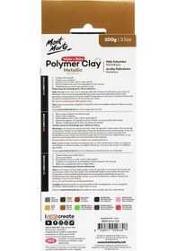 Resim Mm Make N Bake Polimer Kil Metalik Signature 10'lu Set 100g 