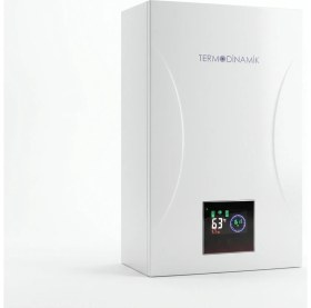 Resim Termodinamik Monofaze Dijital Elektrikli Kombi | Isıtma + Sıcak Su | Td-Ecb 14 (230 V) 