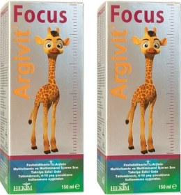 Resim Focus Takviye Edici Gıda 150Ml 2 Adet 