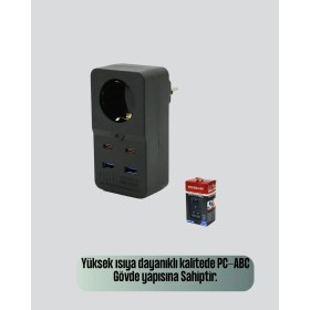 Resim Epilons Akıllı Akım Dengelemeli Priz 2500W 4 USB Type C Çıkışlı 