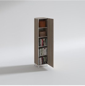 Resim Kenzlife mutfak dolabı zehra 168*030*032 crd kilitli ayaklı banyo evrak ofis kitaplık ayakkabılık kiler 