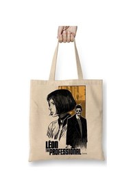 Resim Toyaso Leon The Professional Bez Çanta Uzun Saplı Alışveriş Çantası Plaj Çantası Beyaz 