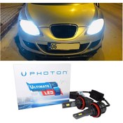 Resim Photon Seat Leon Mk2 Led Xenon Kısa Far Ampulü H7 Ultimate 9500 Lumens Yeni Seri Beyaz 