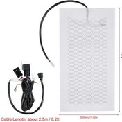 Resim 12v Karbon Fiber Koltuk Isıtıcı - 2 Sıcaklık Modlu, Motosiklet Ve Araçlar İçin Konforlu Isıtma Yastığı 