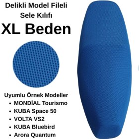 Resim ema SCOOTER SELE KILIFI FİLE MAVİ XL BEDEN 