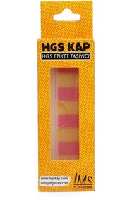 Resim Alisveristime Renkli Hgs Etiket Kabı (hgs Takmatik) (2 Adet) Hgs Kap (sarı Kırmızı) 