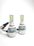Resim Apexi H4 Şimşek Etkili Led Xenon Zenon 10800 Lümen-60w-6000kelvin. 