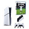 Resim Sony Playstation 5 Slim CD Edition - 2. DualSense PS5 Kol - Şarj istasyonu - Fifa FC 25 PS5 Oyun (İthalatçı Garantili) 