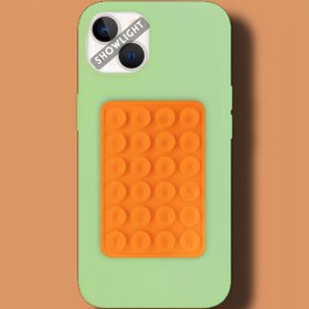Resim SHOWLIGHT Silikon Vakumlu Telefon Tutucu, Cep Telefonu için Silikon Yapışkanlı Telefon Tutucu Vantuz 