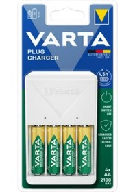 Resim Varta 57657 Plug Pil Şarj Cihazı 4x2100mAh 