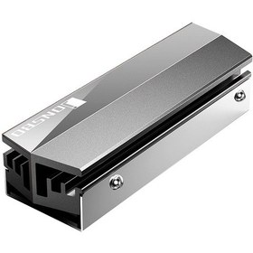 Resim Kosona Alüminyum M.2 2280 Soğutucu - Çift/tek Yüzey Uyumlu, Anodize Paslanmaz, Hız Kaybını Önleyen Gri Soğutucu 