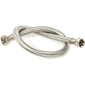 Resim Su Bağlantı Flexsi 3/8 -3/8 100 CM Gümüş 