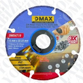 Resim Dmax Çok Amaçlı Kesme Diski Ahşap/pvc/alüminyum 115mm X22.23 Mm Premium Quality Dmx4719 